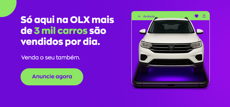 Só aqui na OLX mais de 3 mil carros são vendidos por dia.